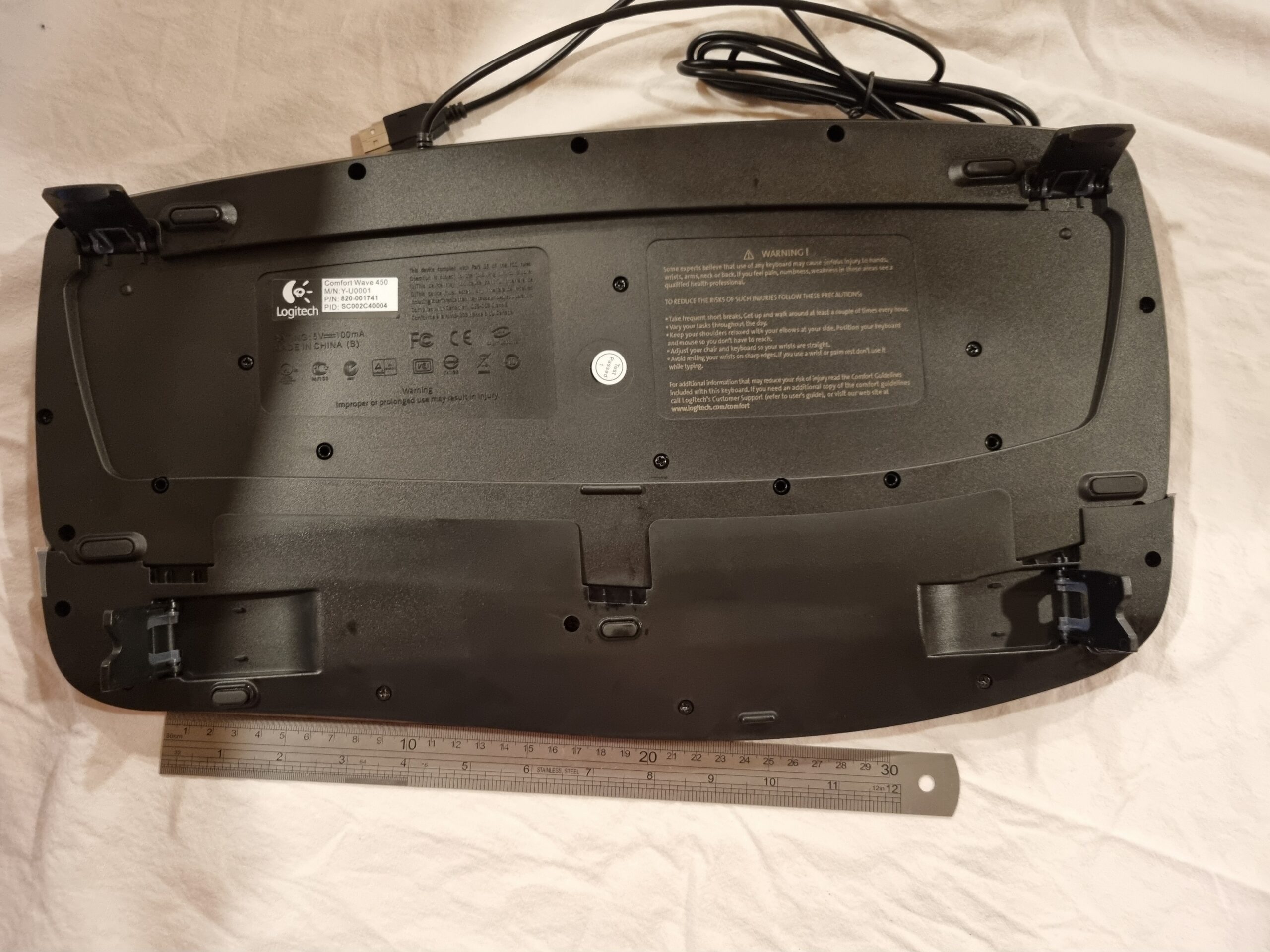 Logitech Comforwave 450 wired keyboard